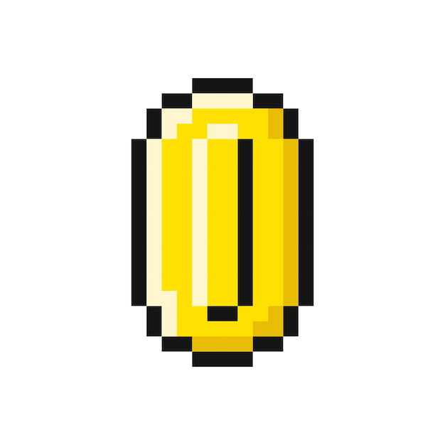 Coin Pixel Art Png, Transparent Png - kindpng