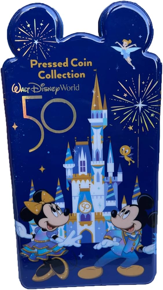 Disney Pressed Coin Collection Album + 12 Monedas - Madtoyz