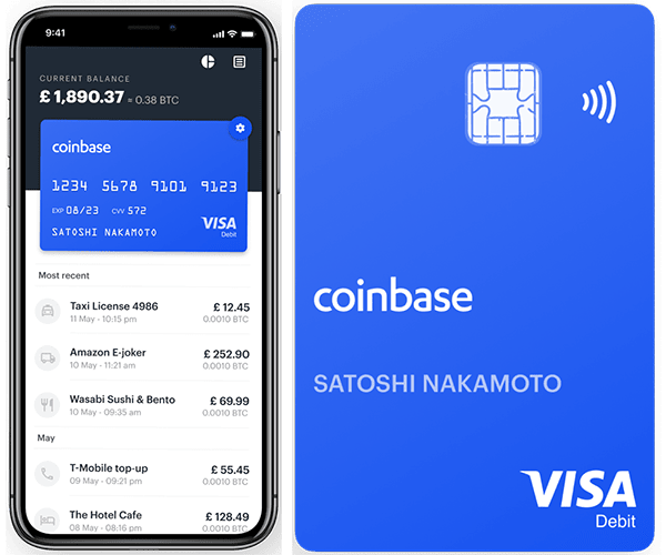 Coinbase launches cryptocurrency Visa debit card in UK