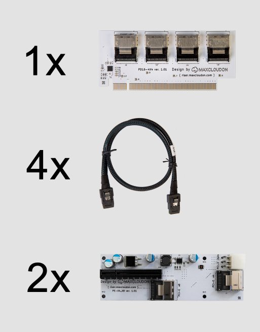 Any adapters for a x16 PCIe slot split in multiple smaller ones? | TrueNAS Community