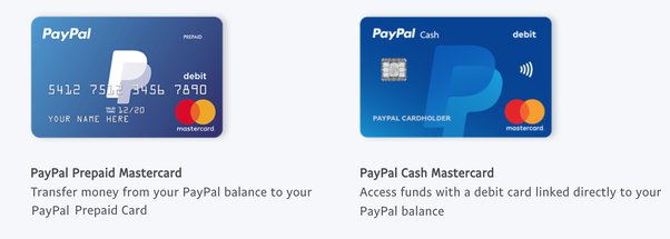 PayPal Debit and Credit Cards