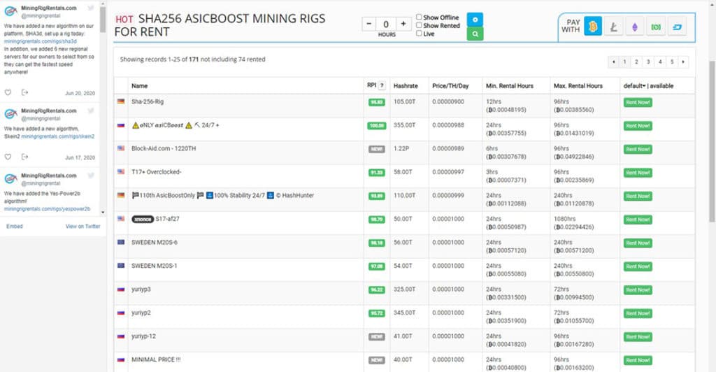 Mining Rig Rentals | Sha Mining Rigs