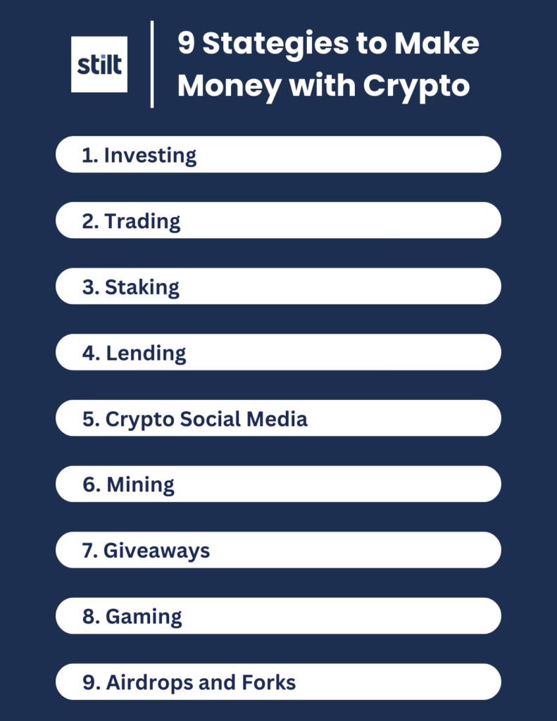 10 No-Brainer Ways of How to Make Money With Cryptocurrency