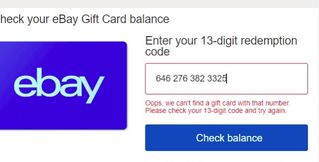 How to Use an eBay Gift Card