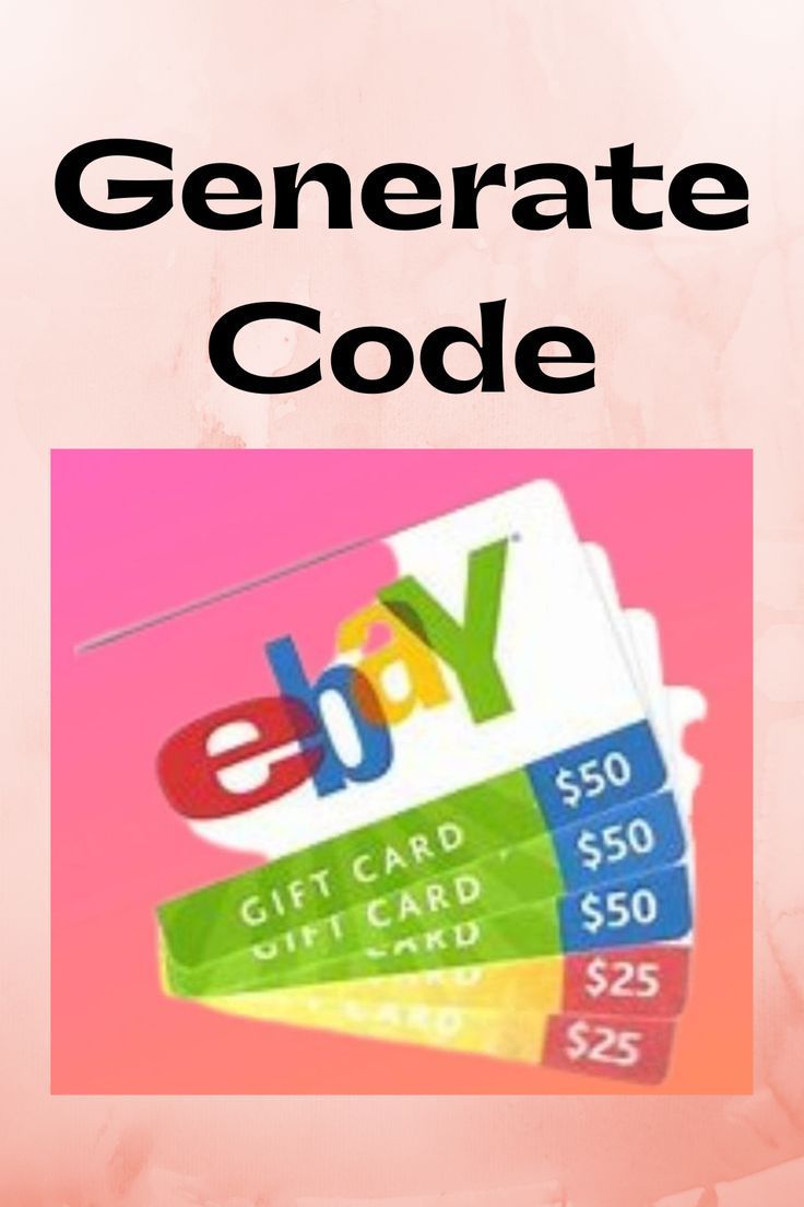 (tO-Go+)Ebay Gift Card Code Generator No Survey at Leuch