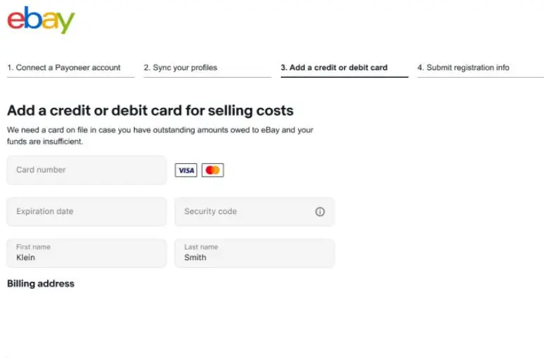 eBay is managing payments