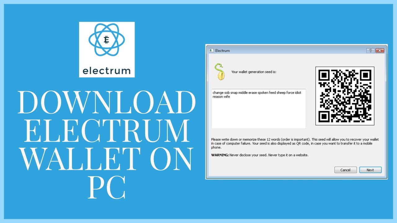 Creating an Electrum Wallet – Bitcoin Electrum