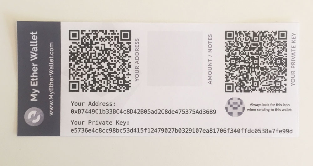 How To Create A Ethereum Paper Wallet () with MEW