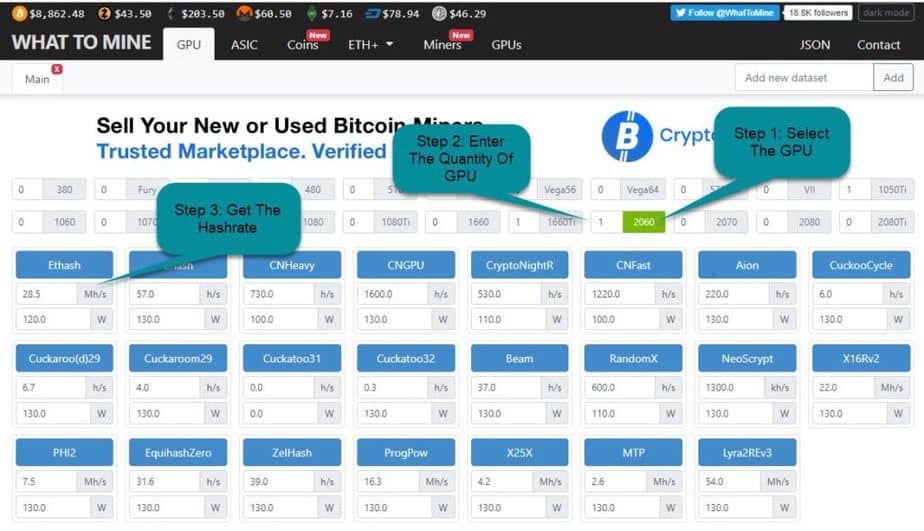 Rentabilitäts rechner | NiceHash