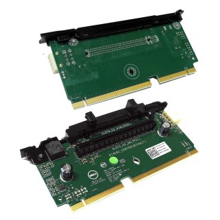 2U PCIe x16 x 8 x 8 Fixed/Ribbon riser card - PCI Case
