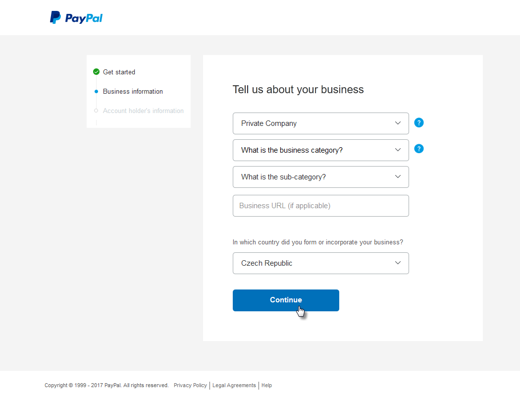 How to setup a PayPal business account | Swoop IE
