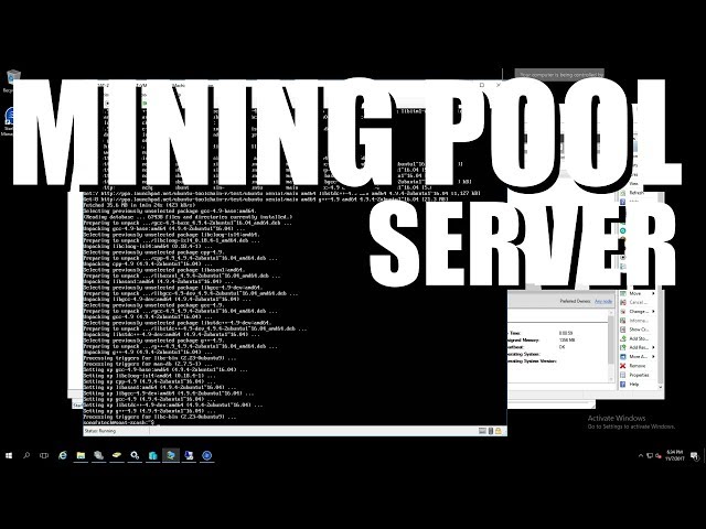 How do I set up a mining pool server?