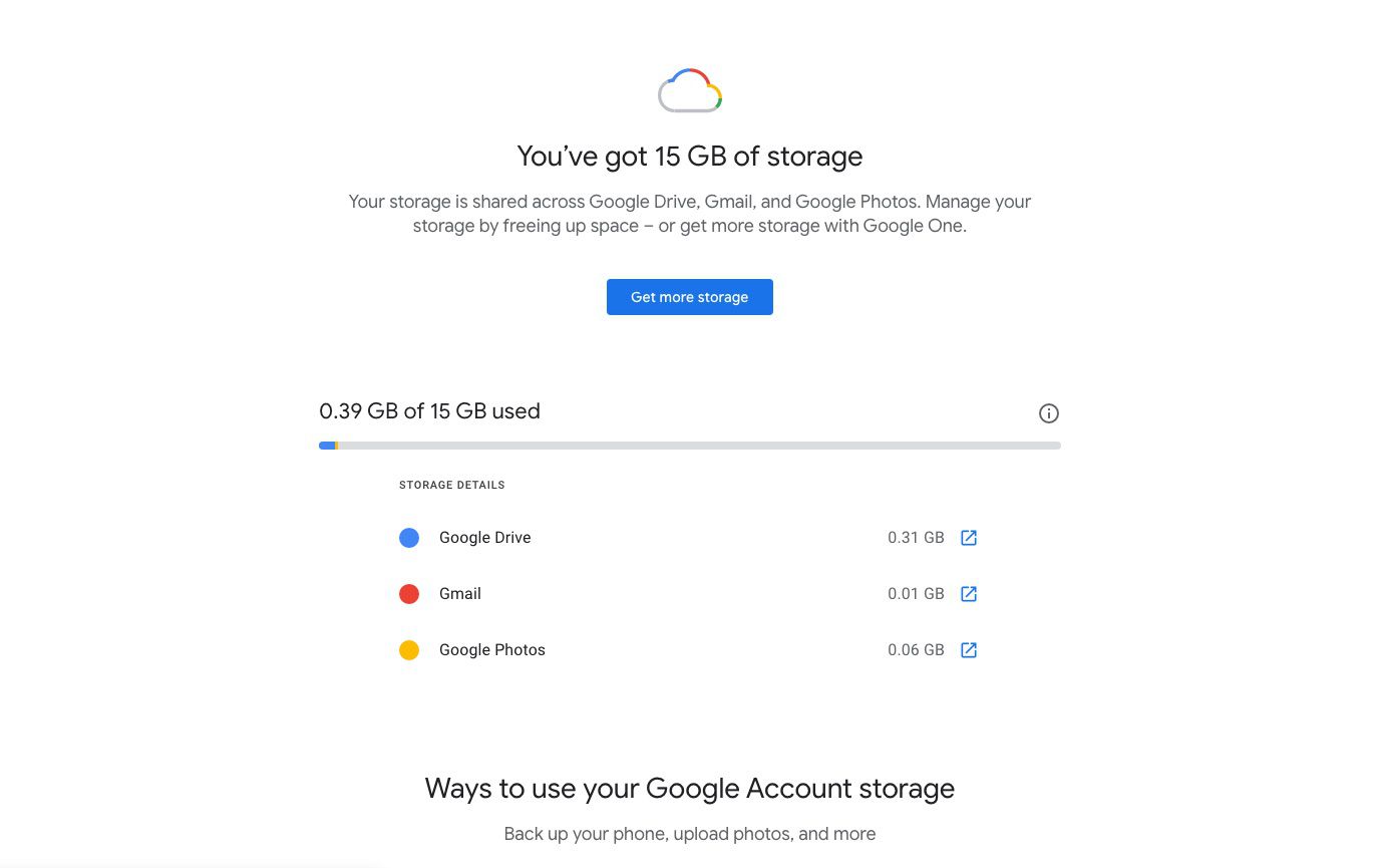 Personal Cloud Storage & File Sharing Platform - Google