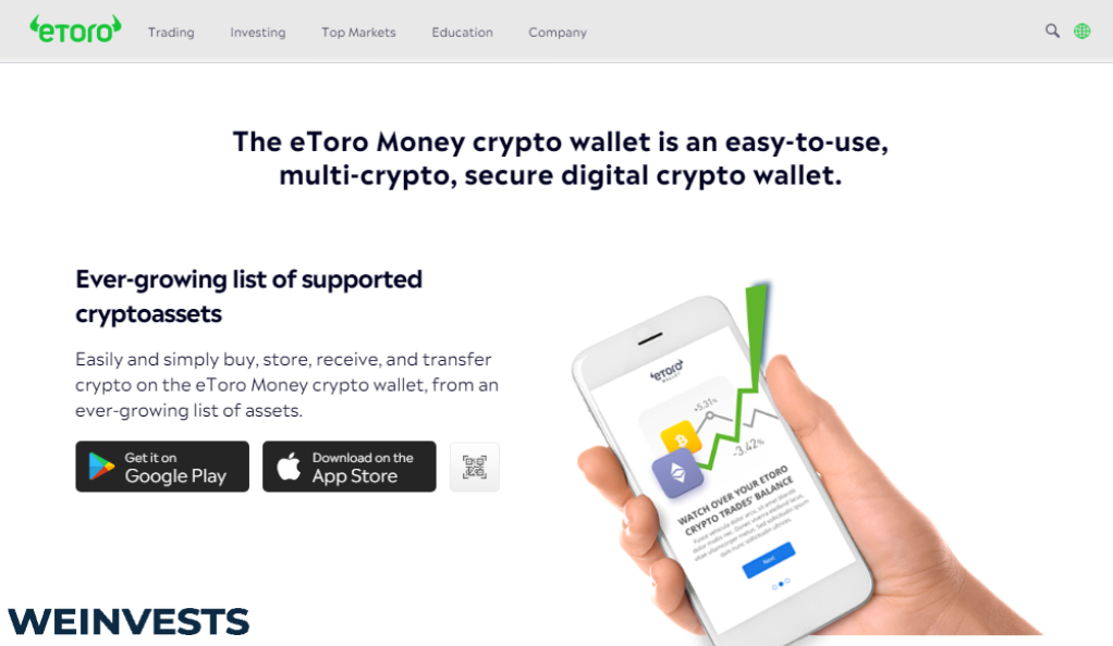 How do I send cryptocurrencies from my eToro Money crypto wallet to another wallet? | eToro Help