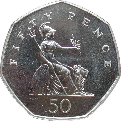 Old and New 50p Set : Silver Proof | The Britannia Coin Company