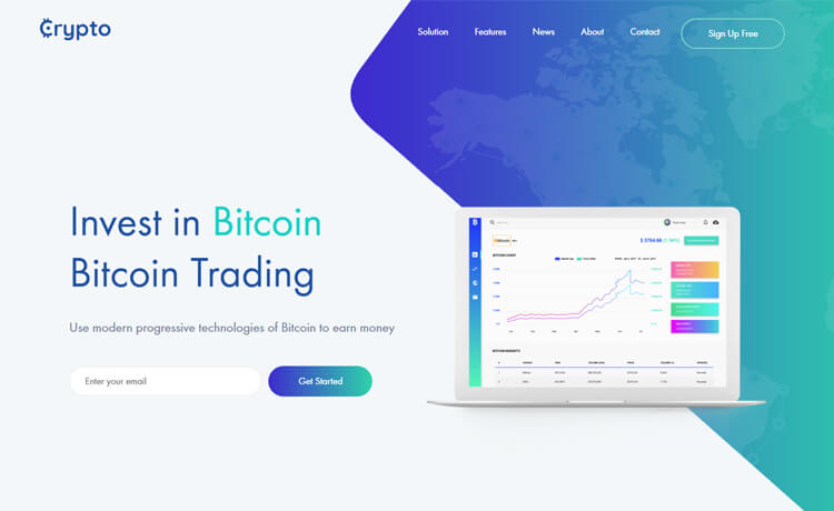 Free Cryptocurrency Website Template Download - HTML Codex