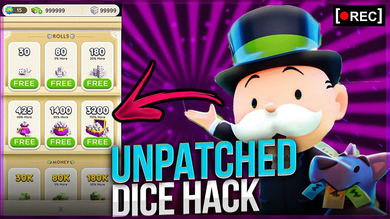 Monopoly GO free dice - daily reward links - March 