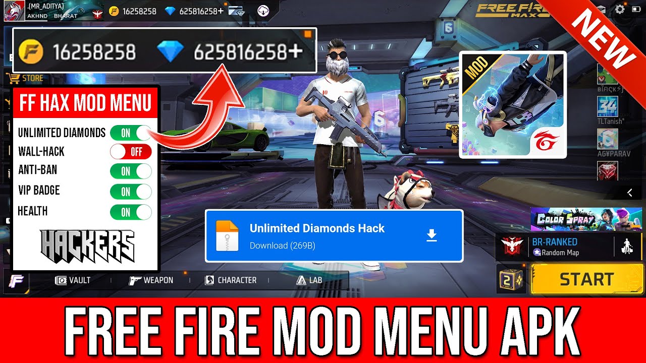 Free Fire MAX Mod apk download - Garena International I Free Fire MAX Mod Apk free for Android.