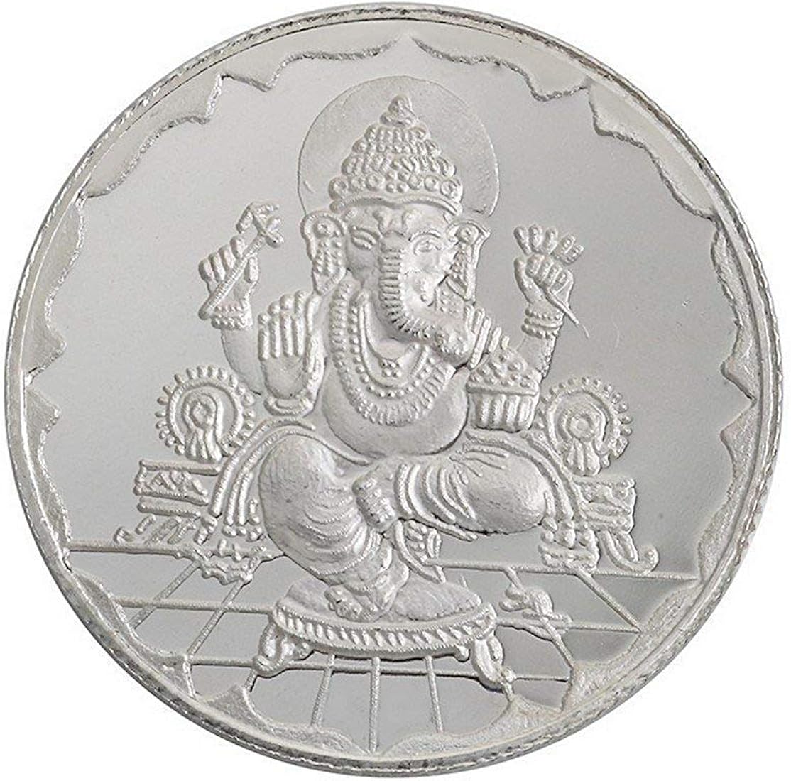 Buy Laxmi Ganesha Silver Coins at Best Prices | TrueSilver