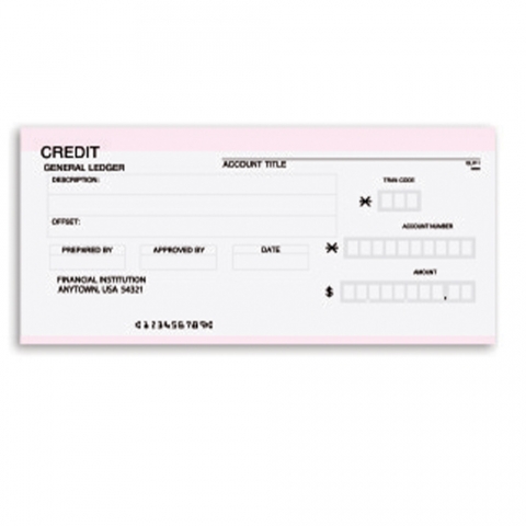 Bank Teller Cash Tickets - Cash In/Out | DesignsnPrint