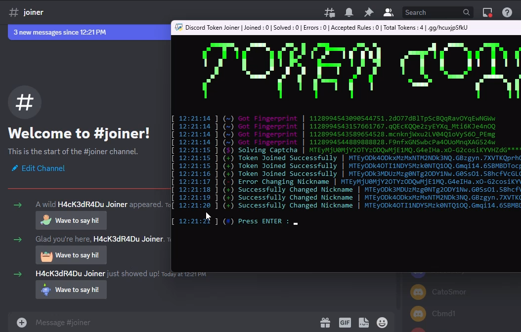 Discord Get Your Token - Source code