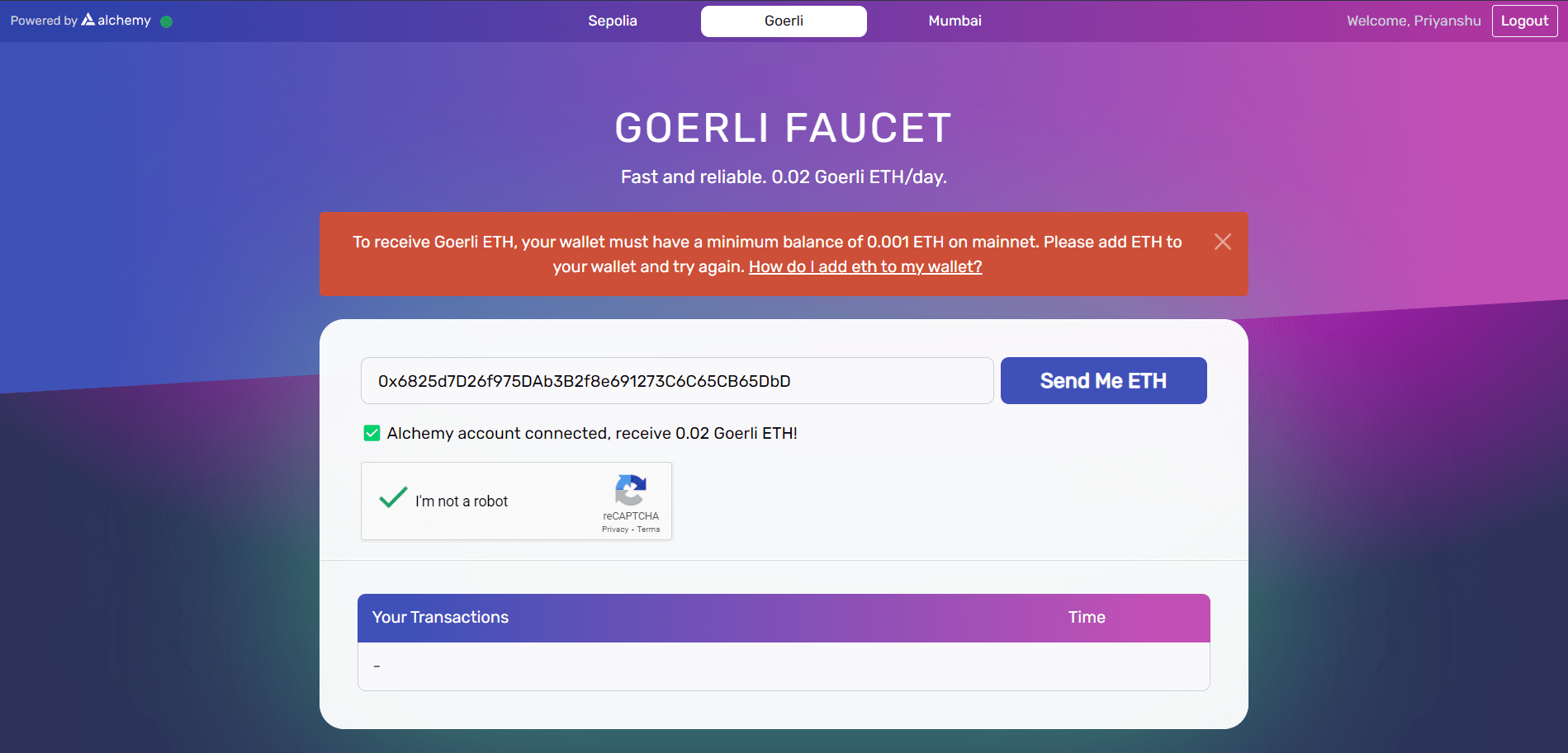 How to Get Testnet ETH Using a Goerli Faucet on Ethereum