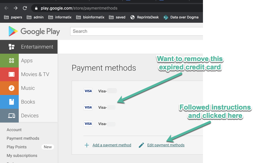 Google Play: How to add and manage payment methods - Getsby