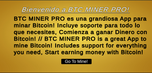 Bitcoin Miner CPU (BTC) Gold Free Download