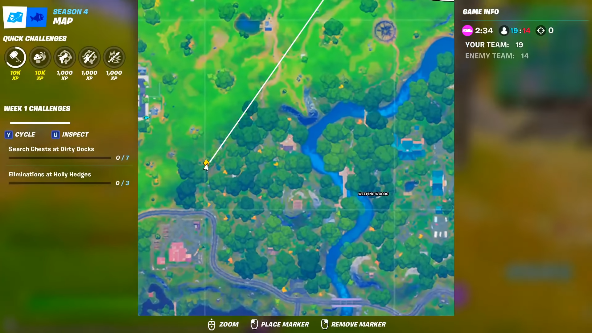 All XP Coin locations Fortnite Chapter 2 Season 5 Week 10 - Green, Blue, Purple, and Gold - Gamepur