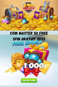 Collect 50 Coin Master Free Spin Haktuts Link Today