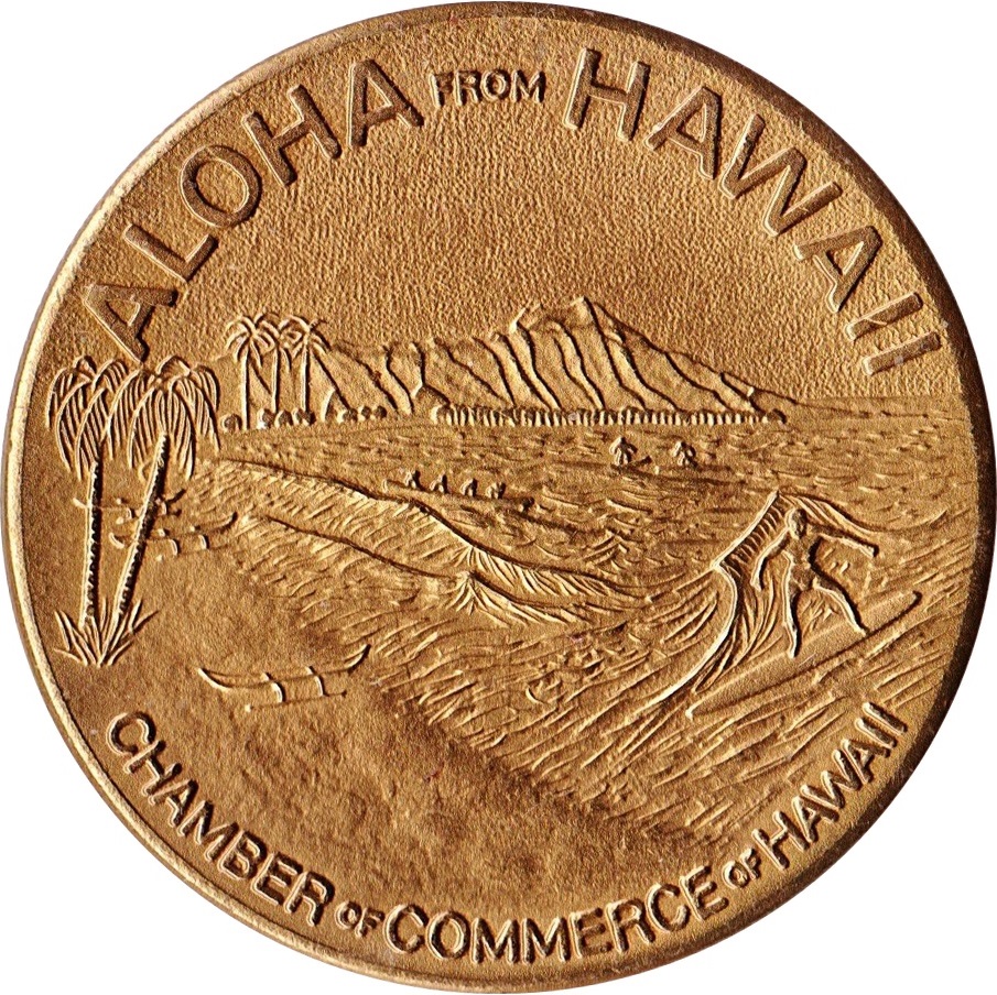 Hawaii Dollar Coin Honolulu Waikiki Beach Diamond Head. – Buy My Junk