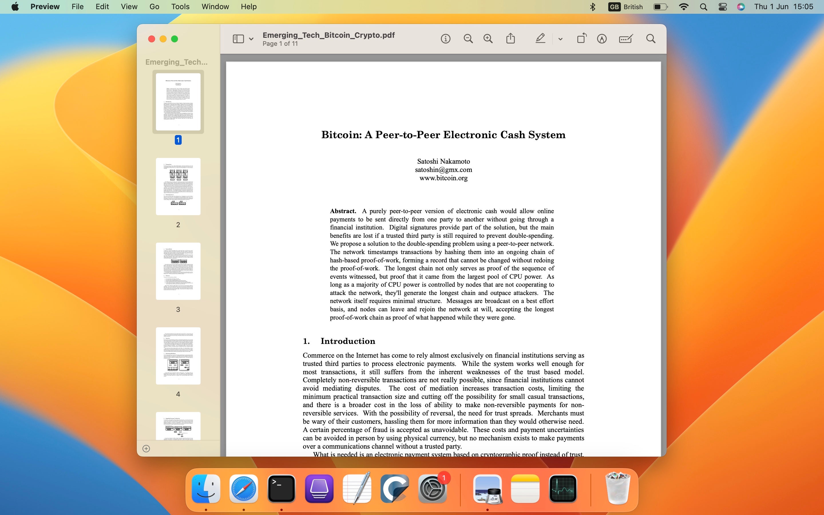 The Bitcoin whitepaper is hidden in every copy of macOS | Hacker News