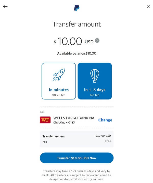 Instant money Transfer | Transfer Money | PayPal CA