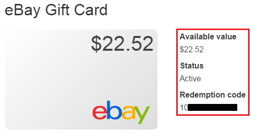 I have a $ ebay gift card, how do I load it to - PayPal Community