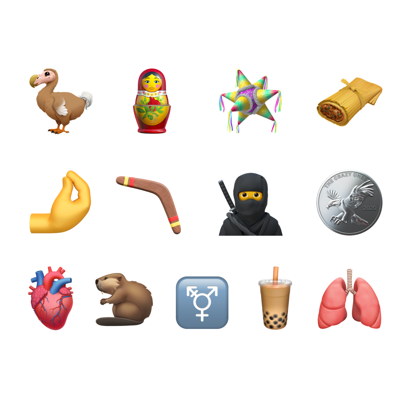 Apple Reveals Some of the New Emoji Characters Coming to iOS 14