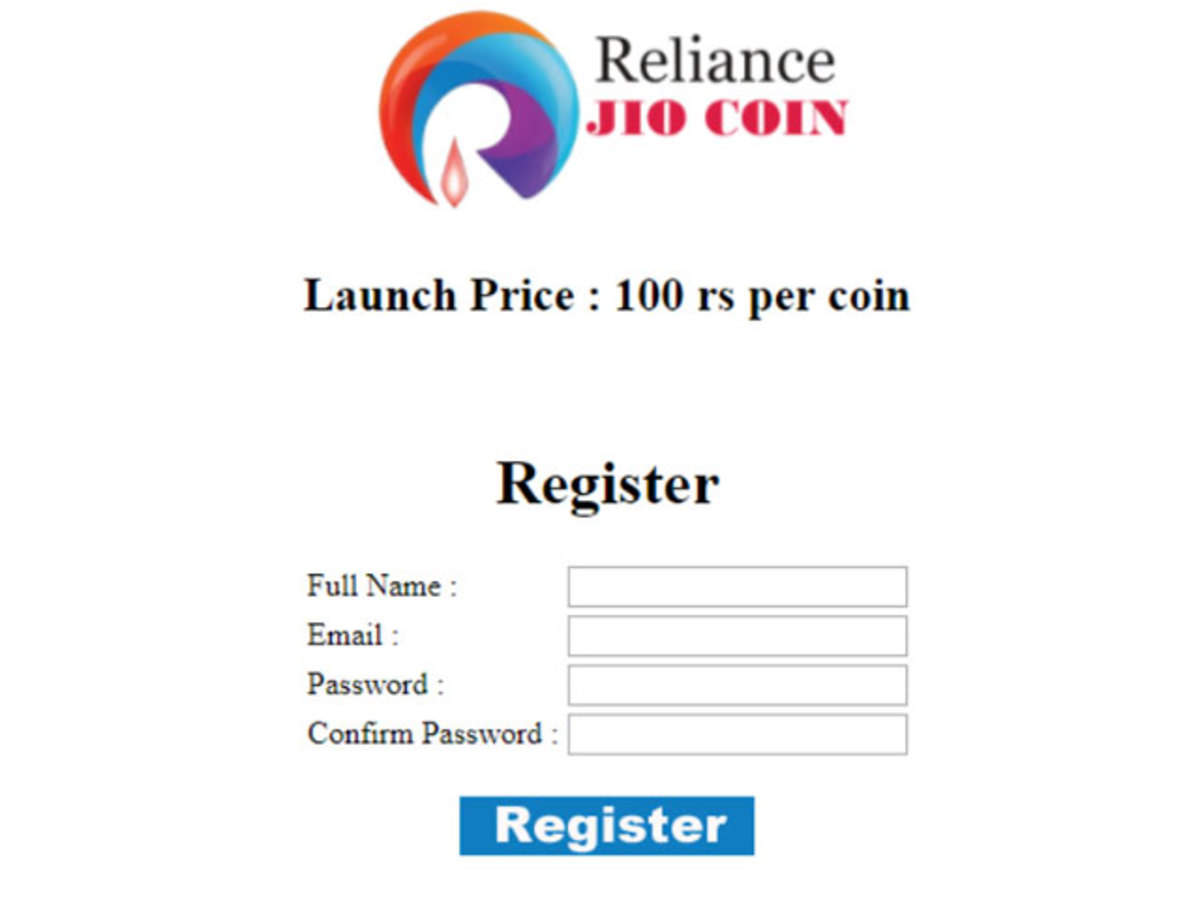 Reliance Jio Coin: Beware of this fake website