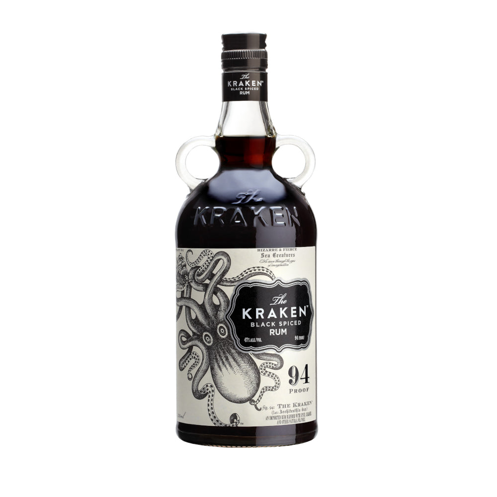 Kraken Black Spiced Rum 40% 1L in duty-free at airport Vilnius