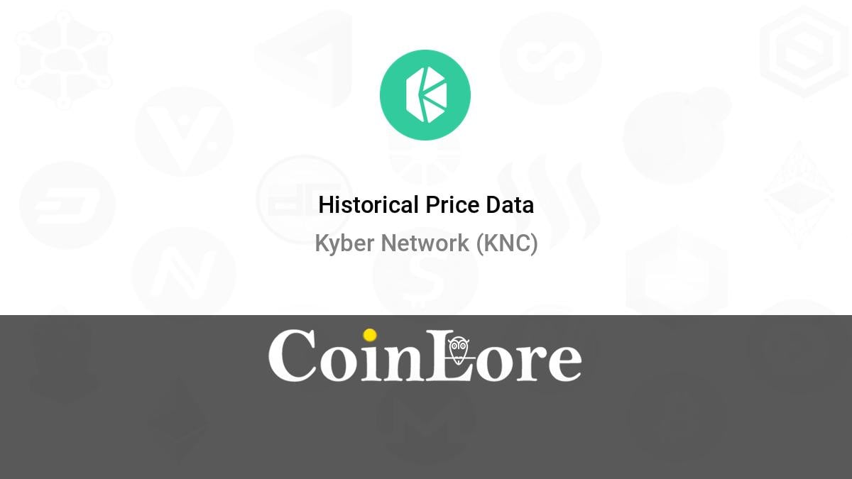 KNC_E to USD Price today: Live rate Bridged Kyber Network Crystal (Ethereum) in US Dollar