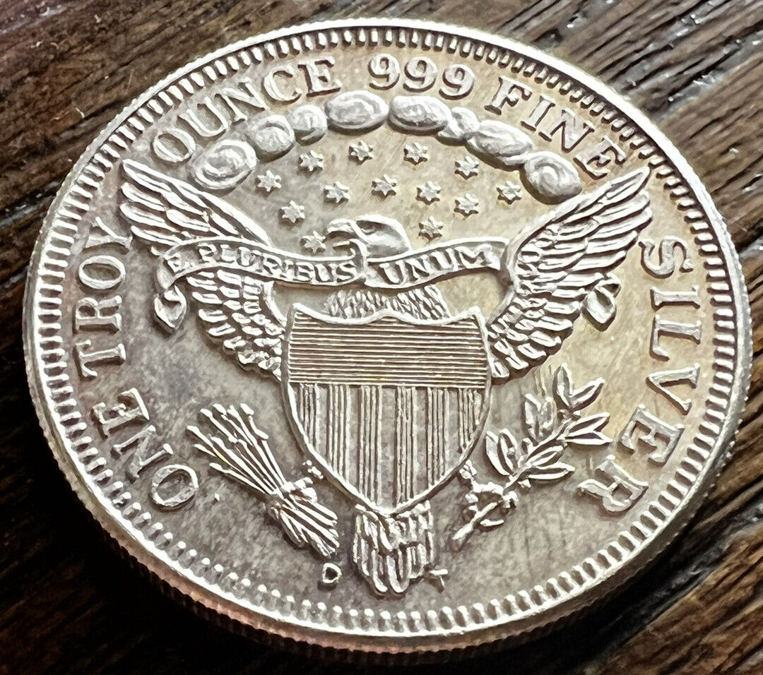 Walking Liberty Silver Dollar Coin 1-troy oz. fine Silver. - Shin Brothers Jewelers Inc.