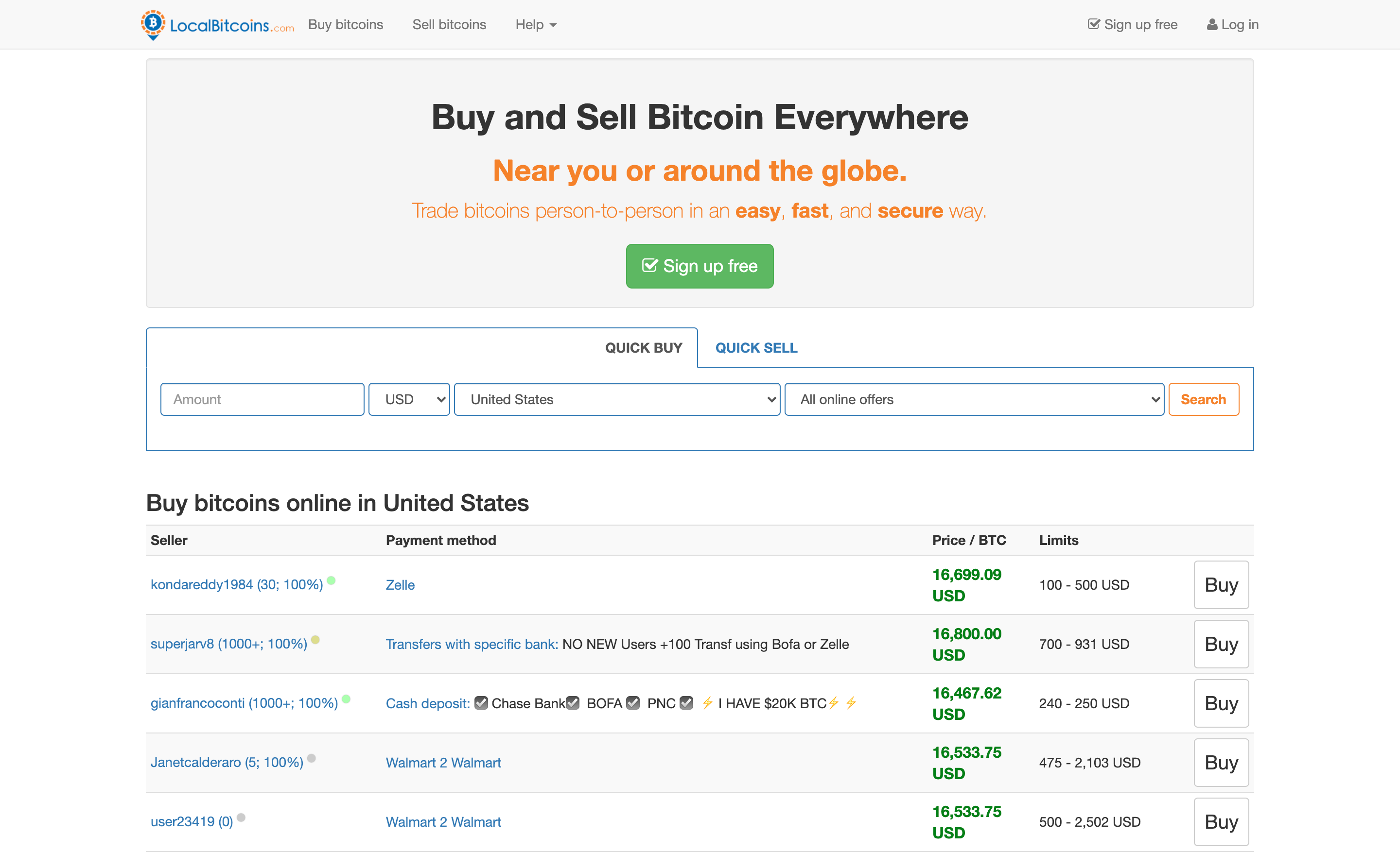 need to buy with payoneer | Localbitcoins