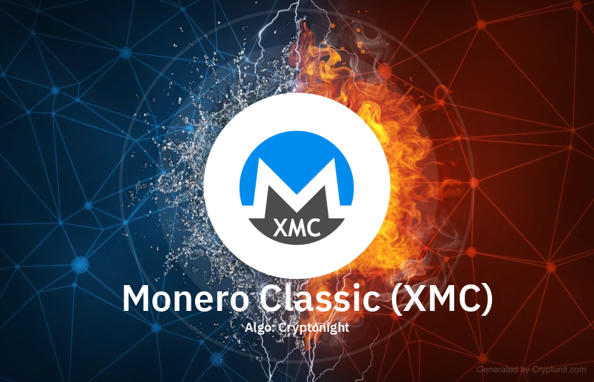 Monero-Classic (XMC) Fundamentals and Technical Info | ADVFN