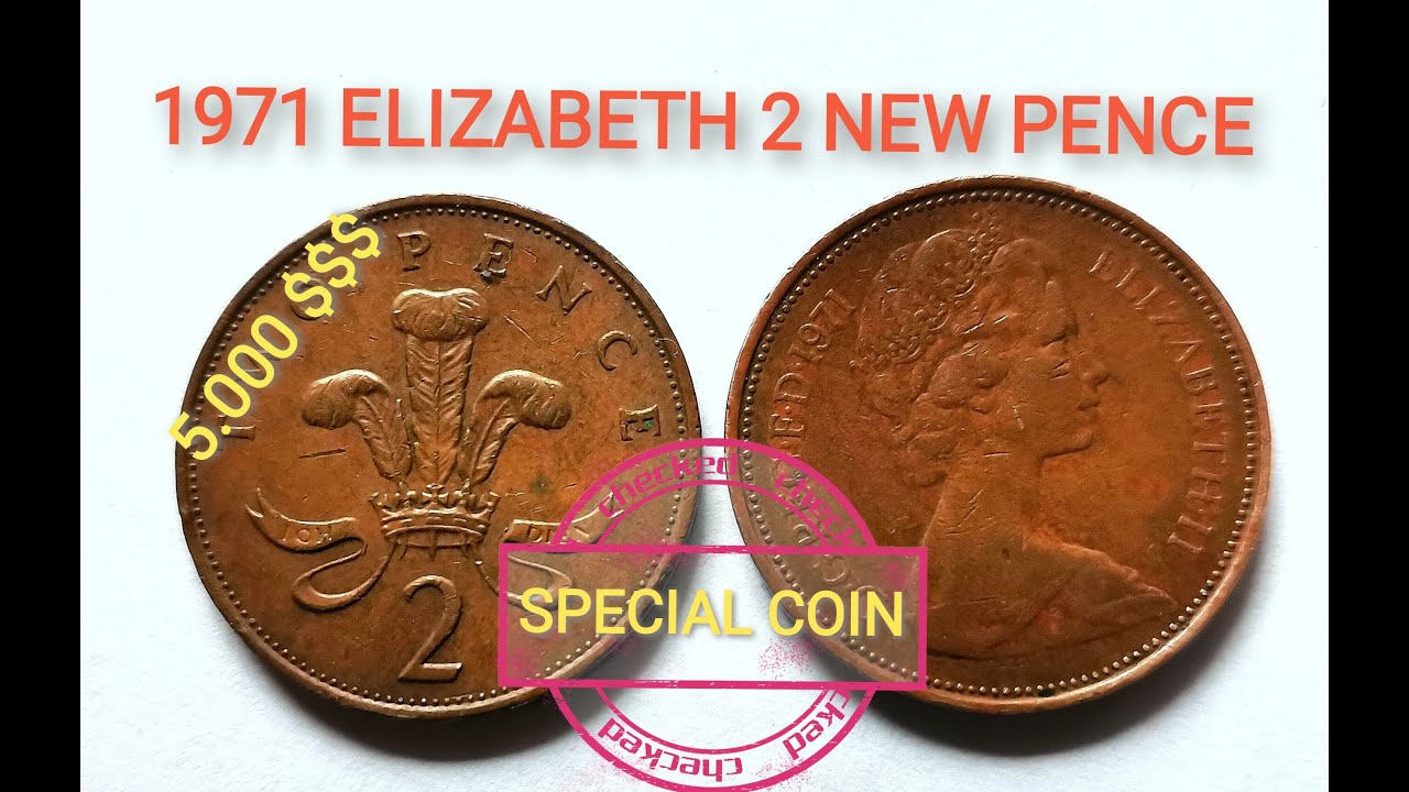 5 New Pence , Elizabeth II () - Great Britain - Coin - 