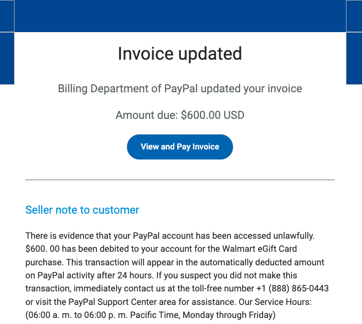 Solved: Received invoice from one seller which I didn't ma - Page 24 - PayPal Community