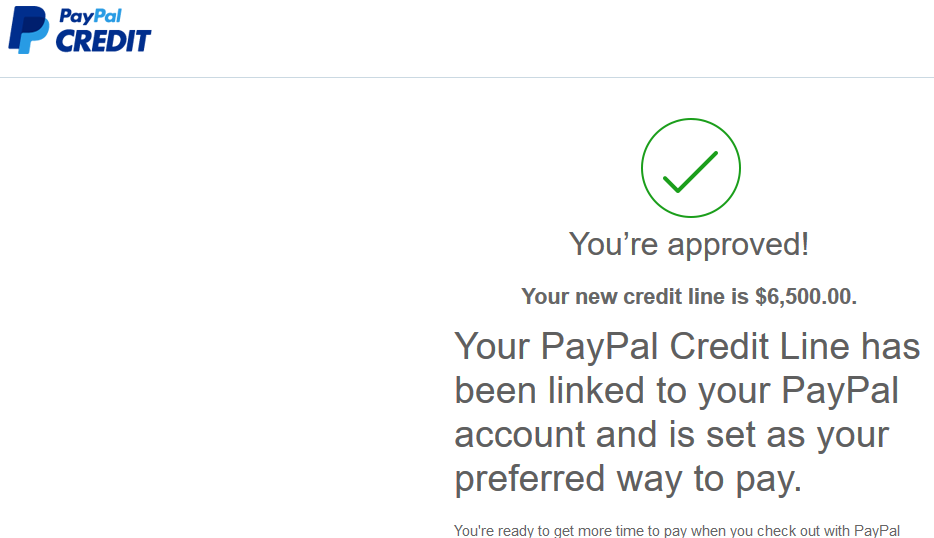 PayPal Credit approval - myFICO® Forums - 