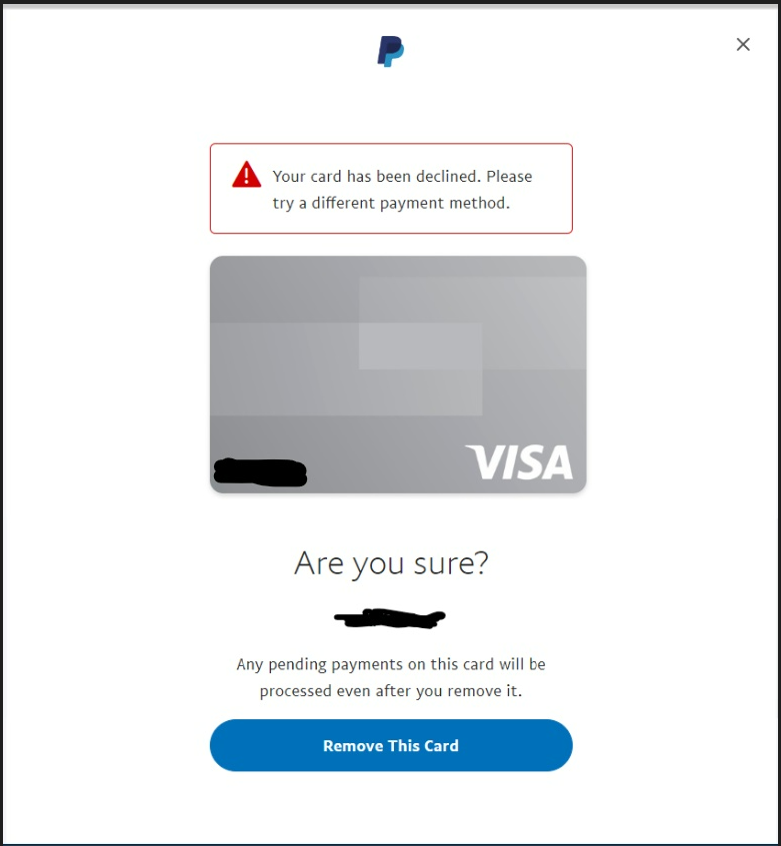 Why was my payment declined? | PayPal AU