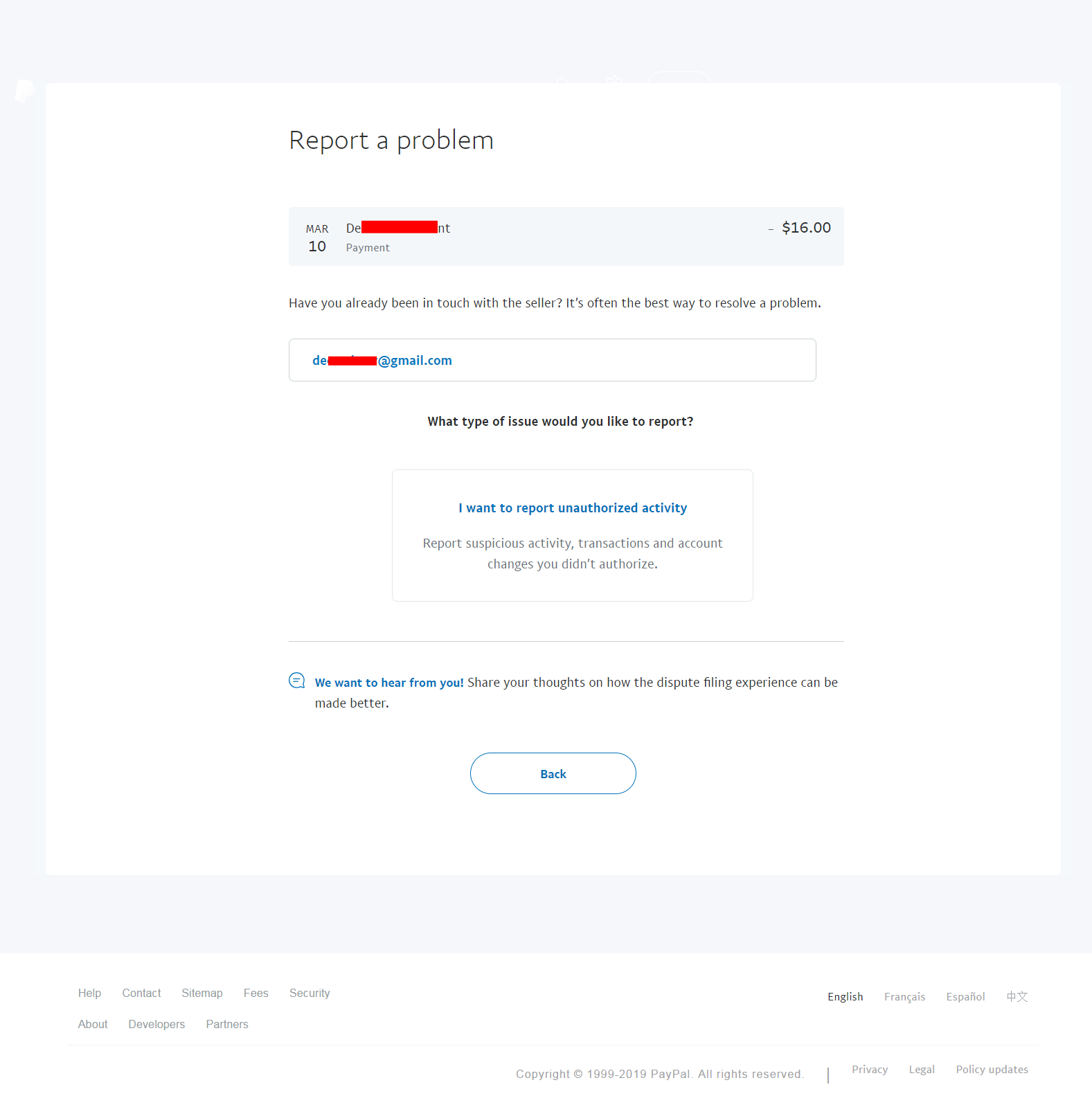 Buyer Chargeback Scam Help - PayPal Community