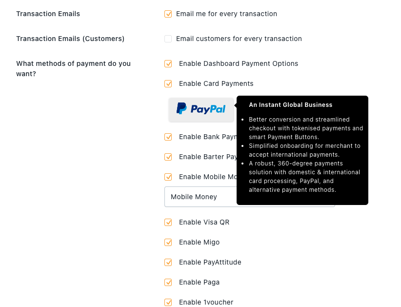 PayPal Global | List of Countries and Currencies | PayPal KN