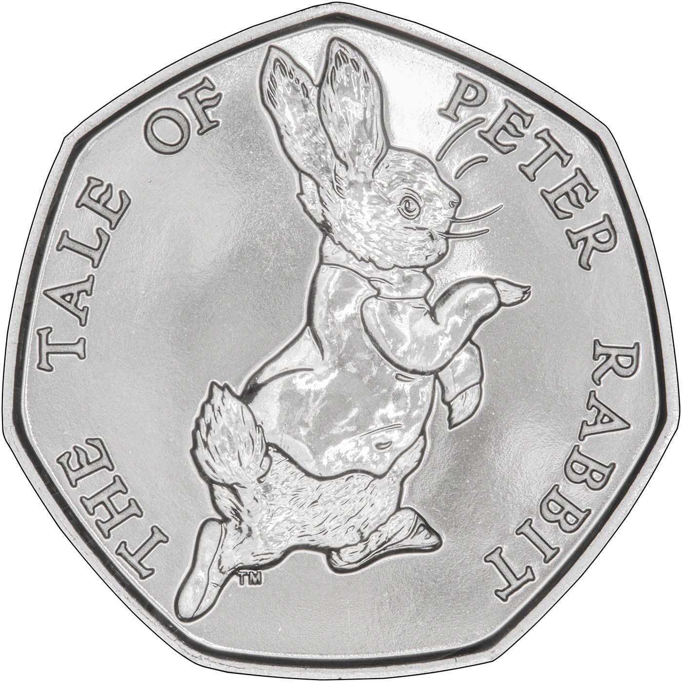 Peter Rabbit Coin & Sculpture