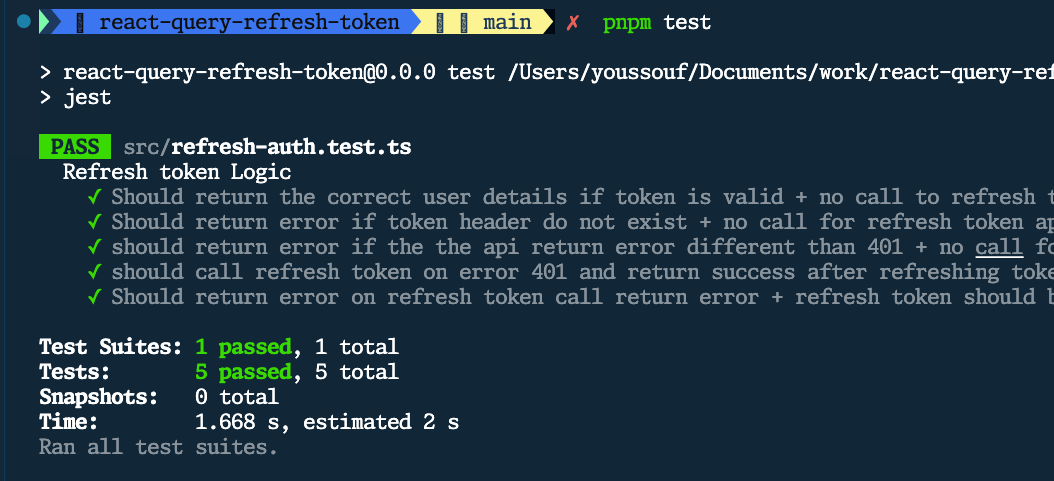 Refreshing an authentication token in TanStack Query | Akhila Ariyachandra