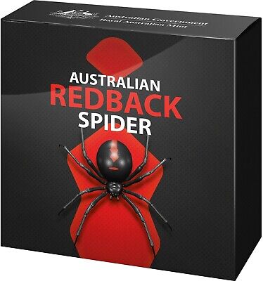 Australia $1 Redback Spider Coloured 1 Oz Silver Proof – FORTYMILLION